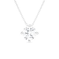 Necklace Ama Woman in White Gold Diamante Lab Grown AMA-GI-101-72-1-1.5